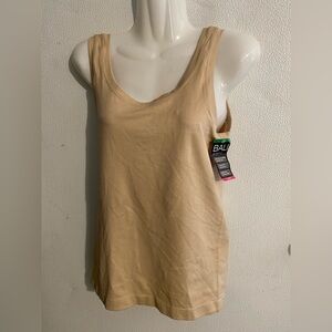 Bali size L nude microfiber tank top NEW
